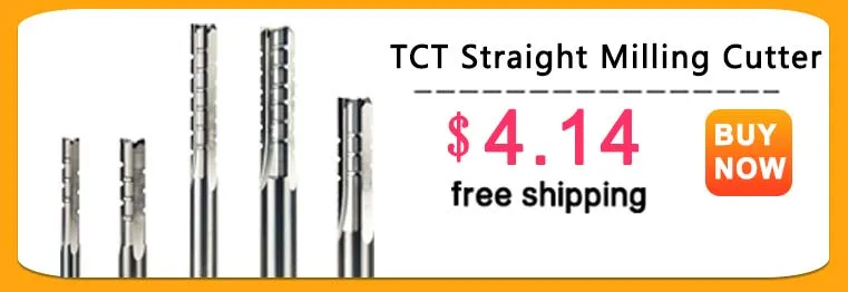 Dreanique 1pc Composite Flute with ChipBreaker Carbide Milling Cutter For Hard Wood Laminated Panel,TCT Compression Router Bit
