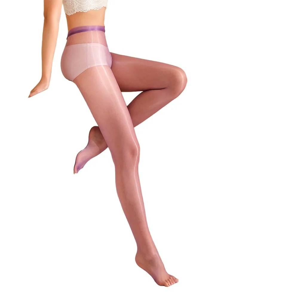 

Womens Tights Stockings Black White See Through Summer Ultra-Thin Seamless Closed Crotch Silky Shiny Pantyhose (no Briefs)