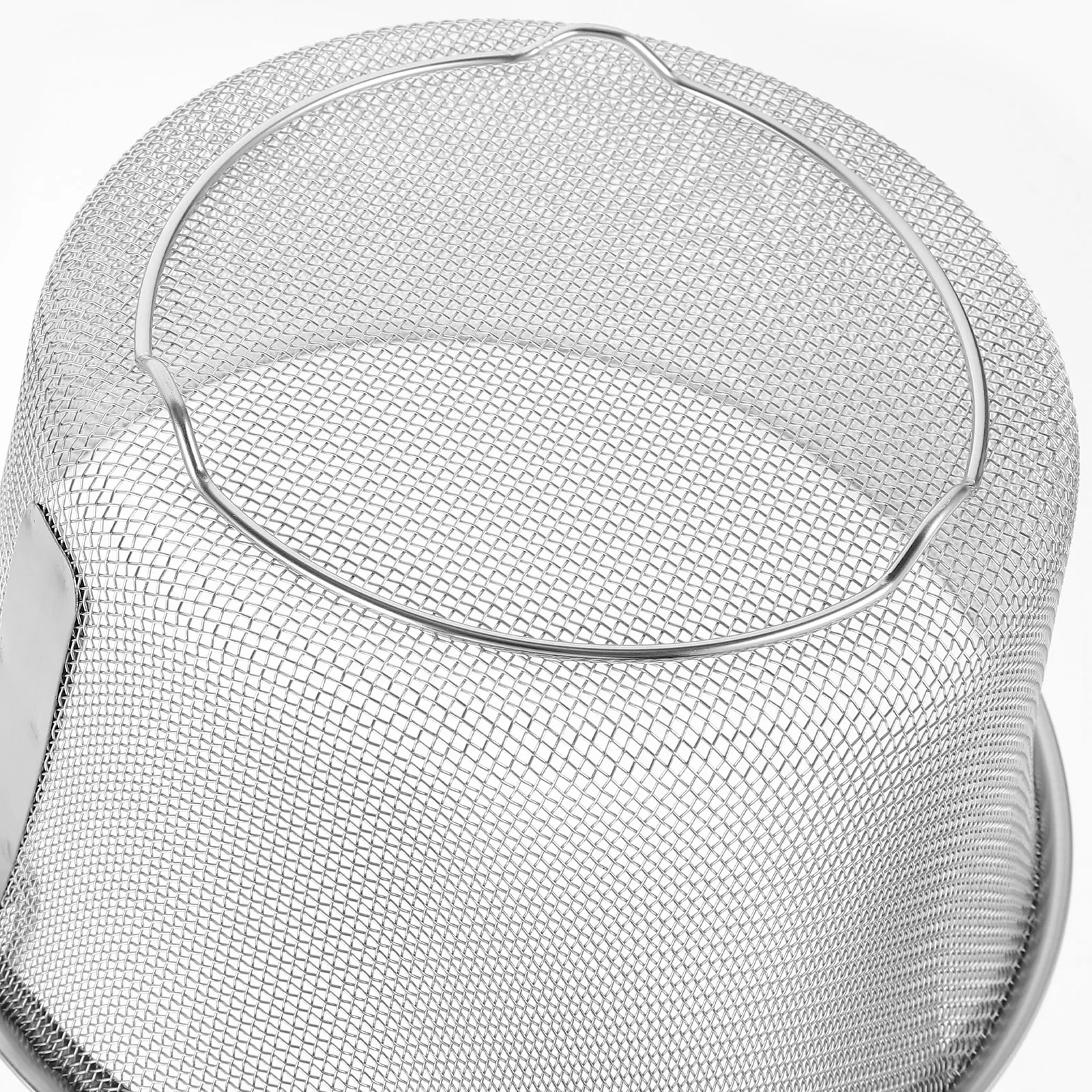 

Metal Frying Basket Stainless Steel Mesh Round Deep Fry Basket with Folding Handle for Air Fryer Pot Cooking Snacks