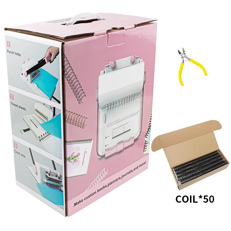 Round Hole Ring Binder Punch 2:1 Hole Punch Machine Manual Ring Binder Punching Machine Ring Binder YO Punching Machine