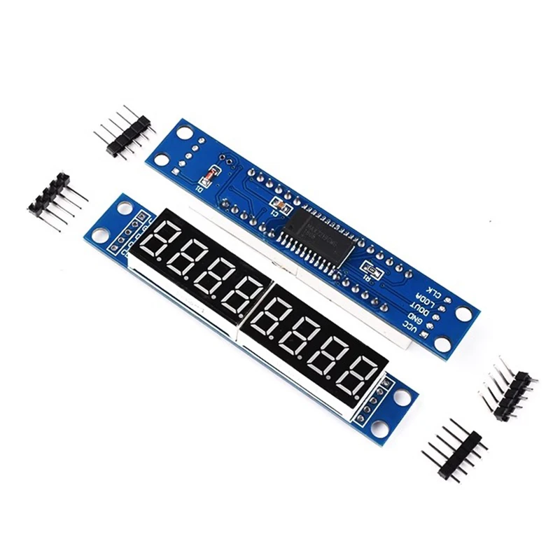 TM1637 4 bit MAX7219 modulo Display LED digitale a 8 bit 7 segmenti orologio da 0.36 pollici tubo anodico rosso quattro Driver seriale