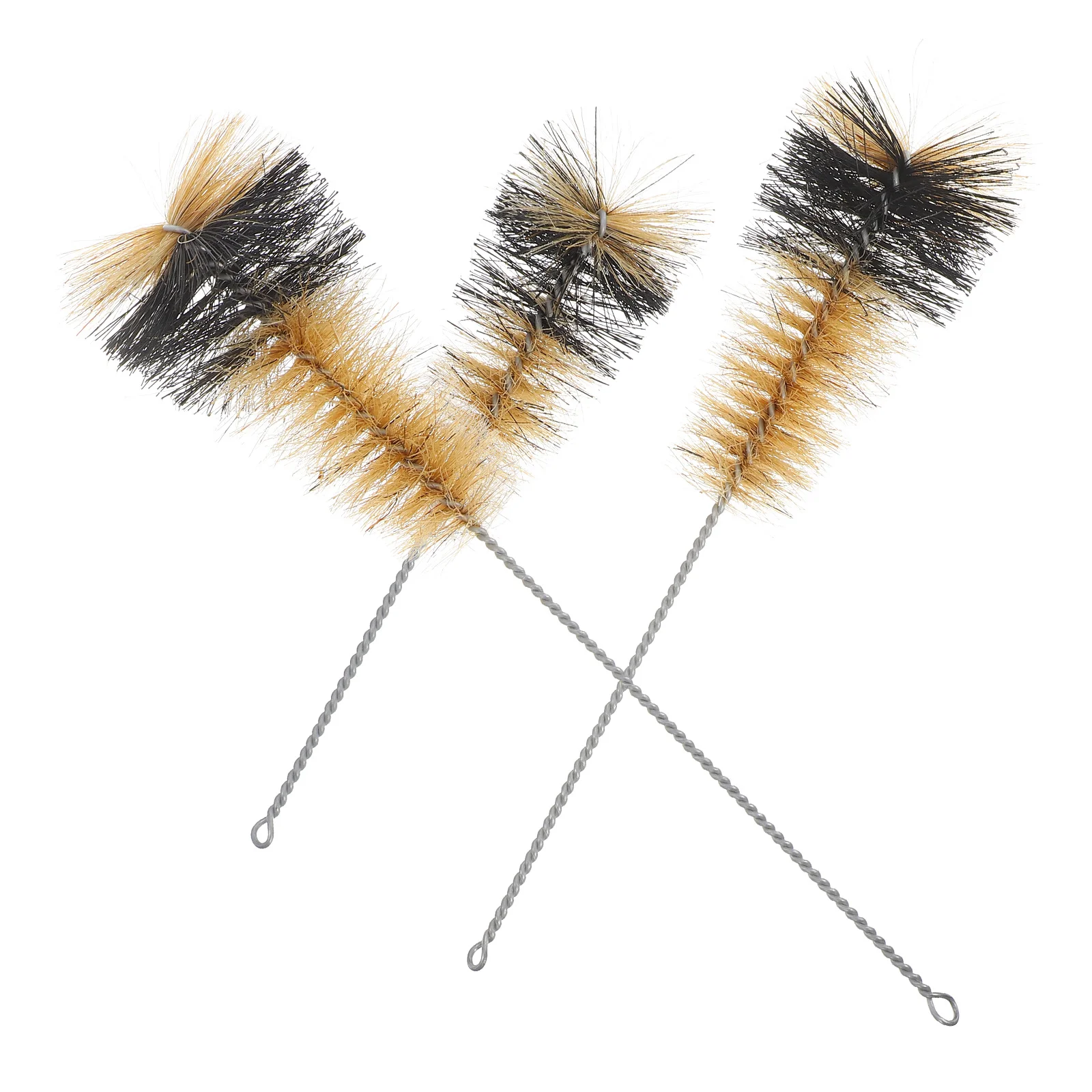 3Pcs Cleaning Brush Set Versatile Tubes Jars Vases Soft Bristles Durable Long Term Flask Beaker Cleaner