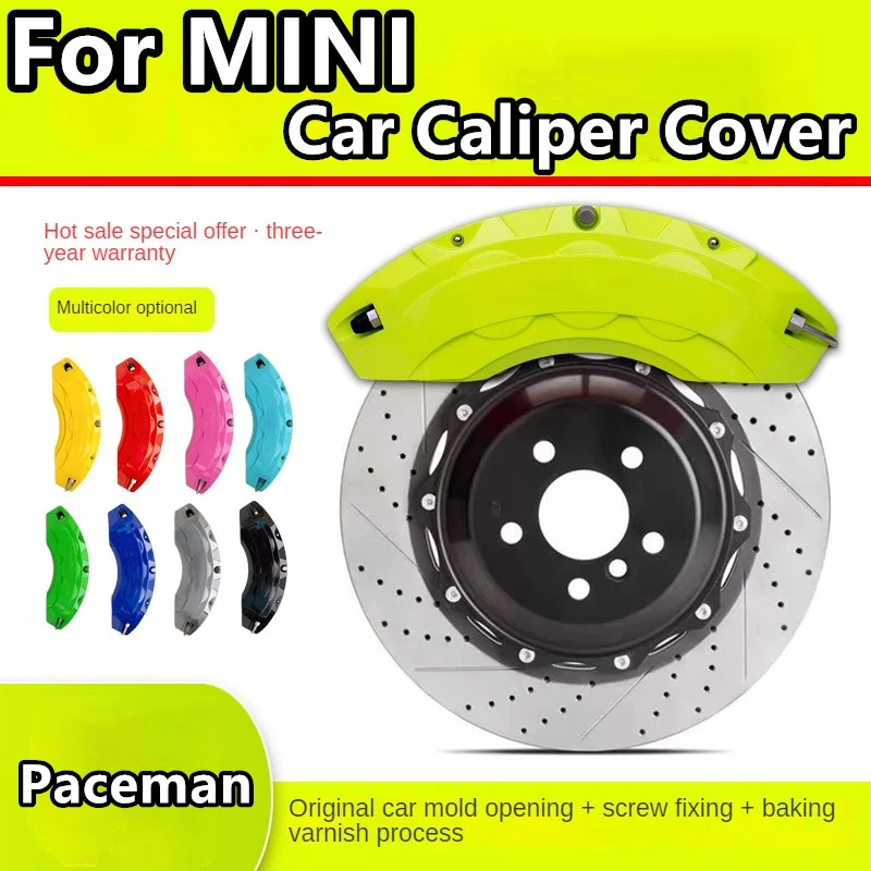 For MINI Paceman Brake Caliper Cover Aluminum Alloy Front Rear Wheel Modification Kit Fit 1.6L 1.6T COOPER S ALL4 2013 2014