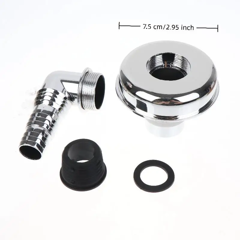 Washing Machine Floor Drain Connector Drain Pipe Sewer Odor And Overflow Preventer Bathroom Three Way Cover