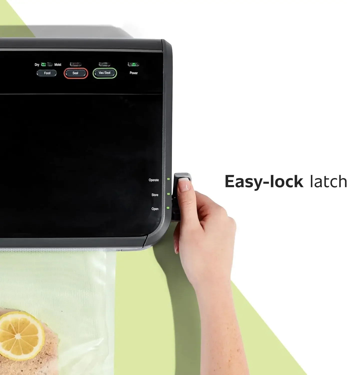 

[XMSJ]Вакуумный упаковщик, Автоматическое обнаружение пакетов, Sous Vide Friendly, с упаковочными пакетами, рулоном, ручным вакуумным упаковщиком, черный