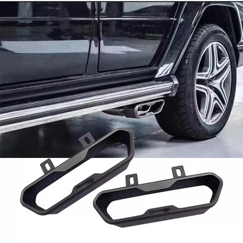 Stainless Steel G63 W464 Exhaust Tip For Benz G Class W462A W463A G55 G65 G350d G500 G550 Exhaust Pipe Muffler Tip