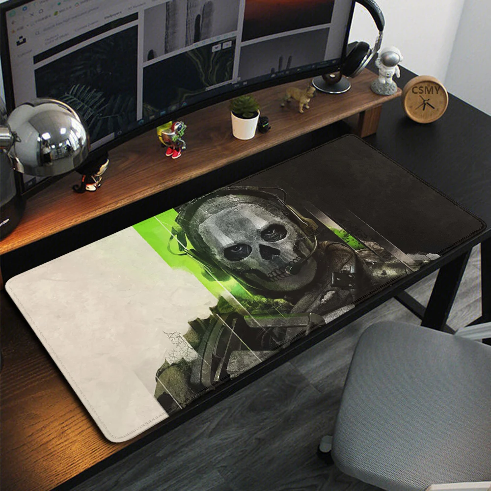 C-Call Of Duty Mouse Mat Laptop Rubber Desk Mat Large Gaming Mouse Pad Game HD Print Mousepad Gamer Locking Edge Computer Carpet