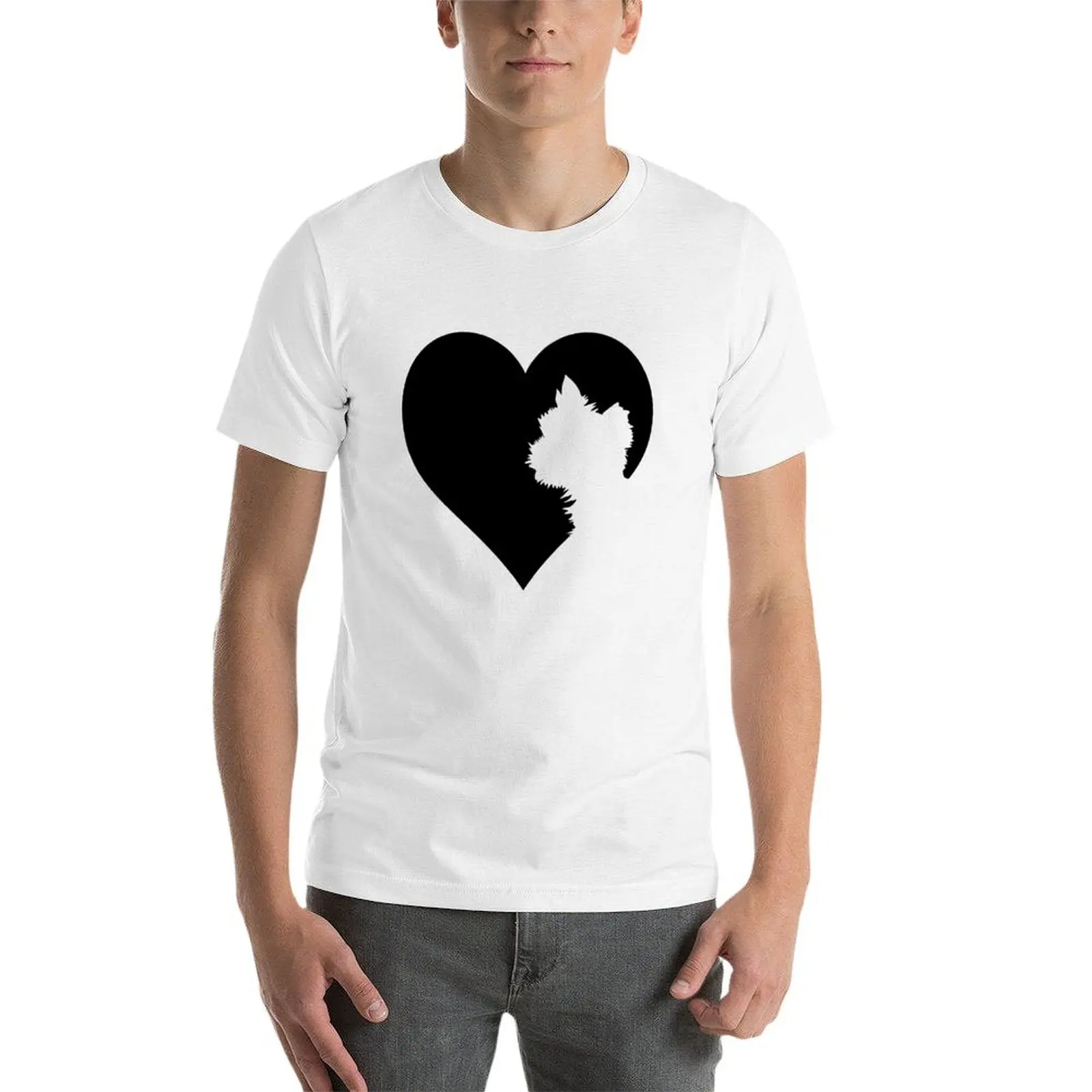 plain tshirt T-Shirt The Yorkie t of shirt the man cotton man Heart shirt t Lover man