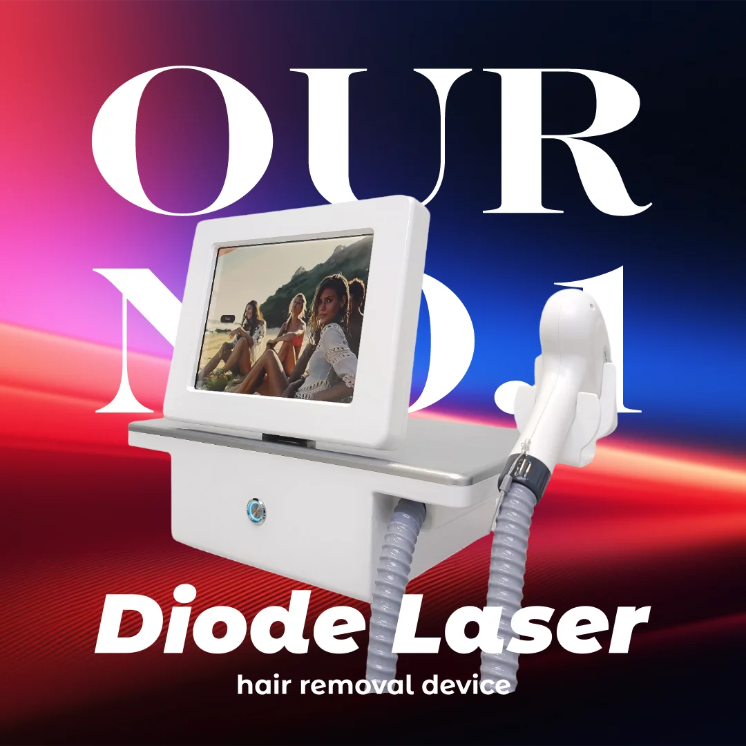 

3 волны профессиональный диодный ледяной титановый лазер для удаления волос на теле 808 нм александритовое устройство постоянное CE женское 3000 Вт