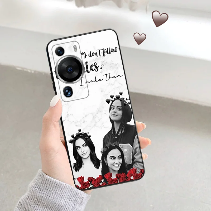 Matte Phone Case for Huawei P20 Pro P Smart P40 P30 Moto G30 G31 G200 One Fusion Lili Reinhart Riverdale Soft Black Case Funda