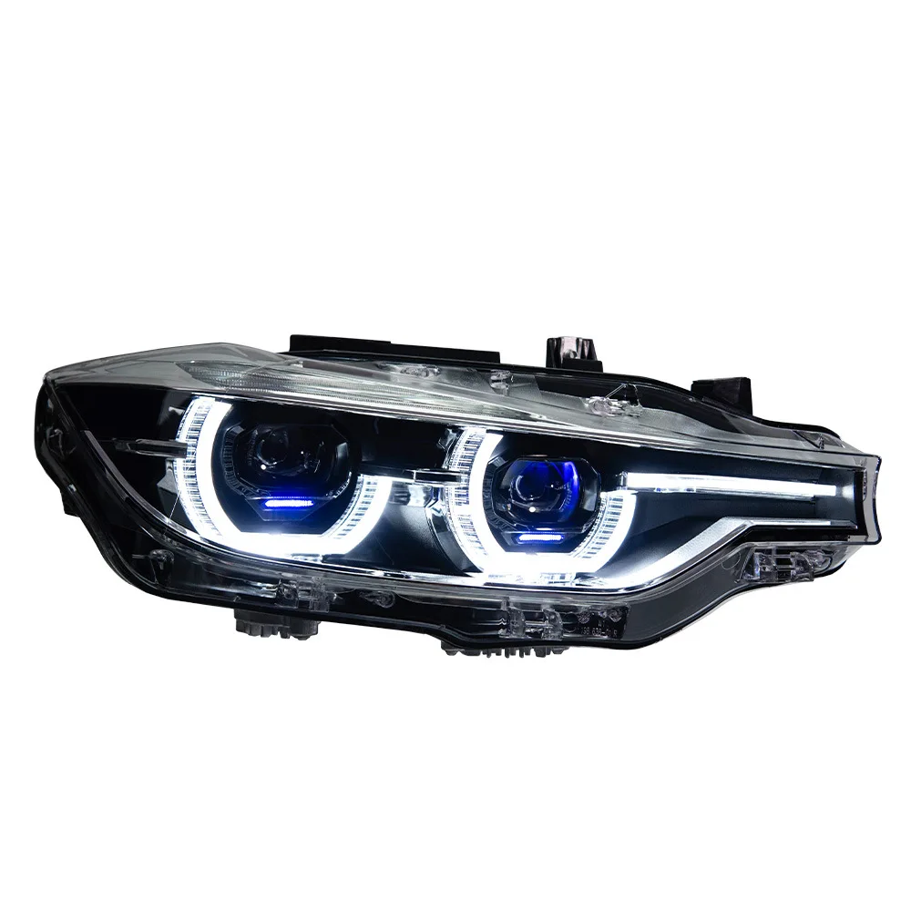 Plug and play dedicated 13-18 BMW 3 Series F30 Led spoon spotlight 320i 325i headlight assembly dual lens