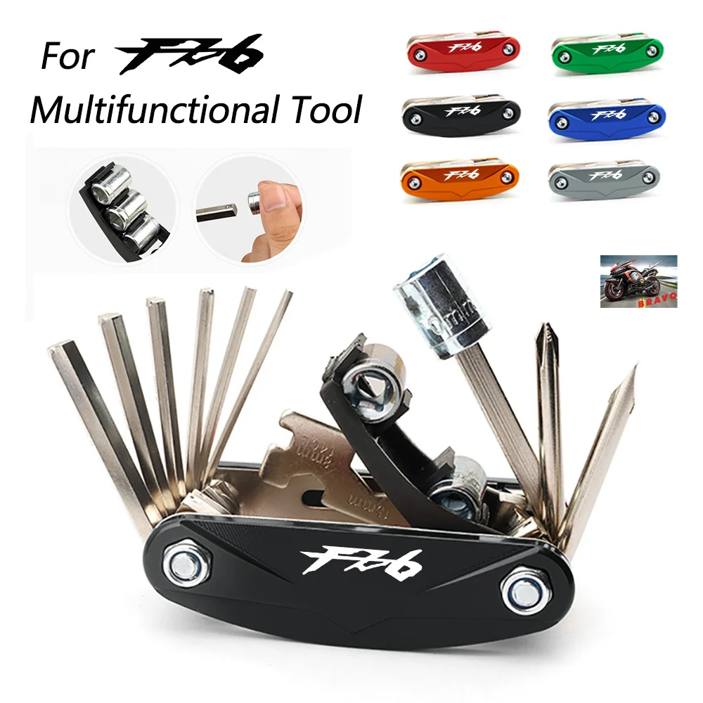 Logo For Yamaha FZ6 FZ6S/N FZ8 Fazer Multifunctional tool Repair Screwdriver Set Tool Conbination Tool Hot Deal Accessories