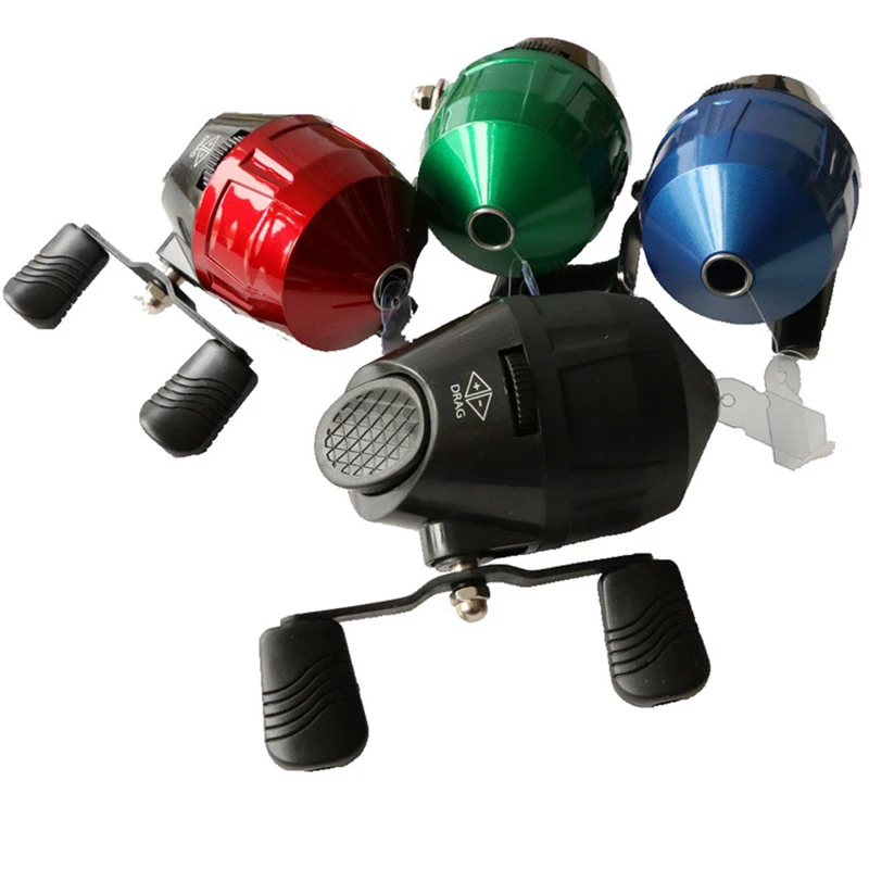 Carretilha de Pesca SPINCAST de Ciclo Fechado com Bobina Interna para Pesca com Isca Artificial e Carretilha de Pulso para Pesca de Arapaga - 1 Unidade