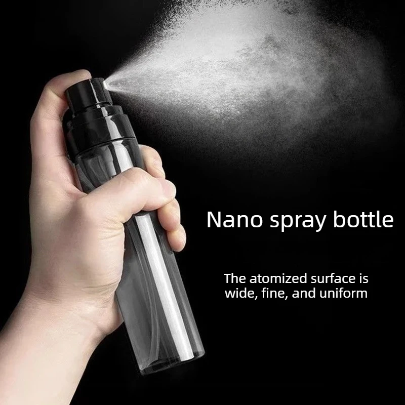 Botella de Spray con Pulverizador Ultrafino, Recargable, Tamaño de Viaje, para Cuidado de la Piel, Alcohol, Limpieza Facial, Pulverizador Portátil con Gatillo, Botella Vacía