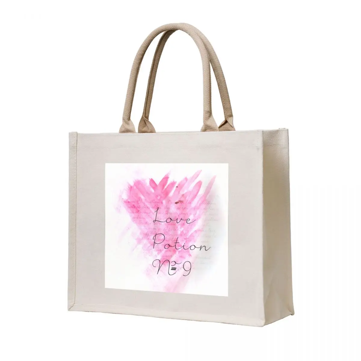 

Love Potion No 9 (fuchsia) Tote Bag reusable grocery bags Shopper handbag tote bag custom canvas bags