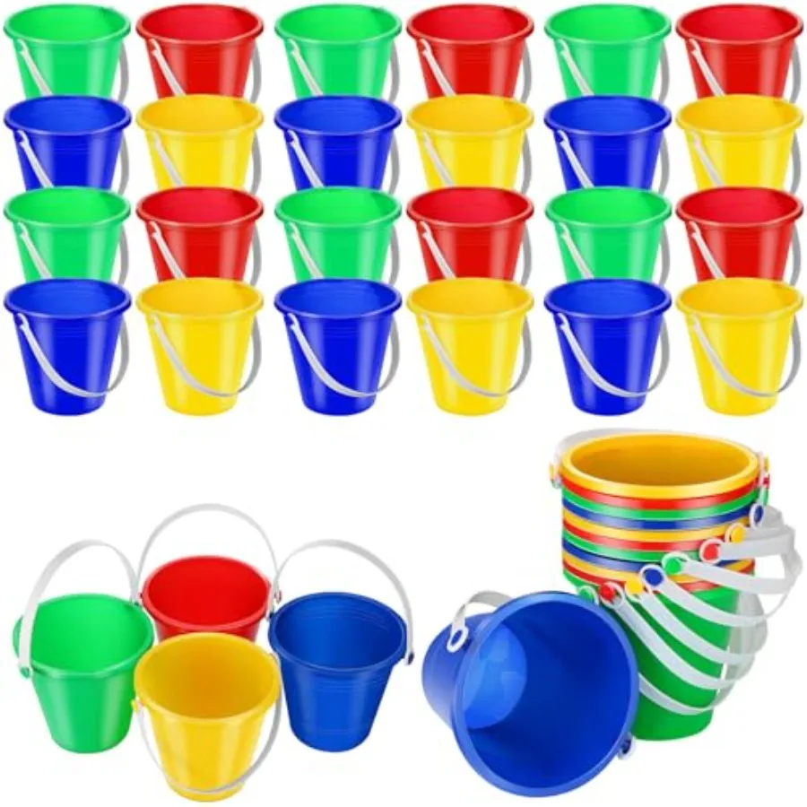 

72 Pcs 5 h Beh et Sand ets k Colorful Fun Plac Pails and Sandcastle Mold for Tler Summer Beh eme Birday Par Favors Giftlay Wat