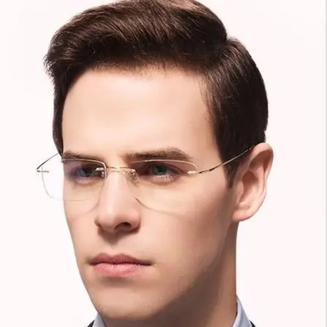 Flexible Rimless Reading Glasses Men Women Retro Fashion Readers +50 +75 +100 +125 +150 +175 +2 +250 +3 +350 +375 +400 +425 +450