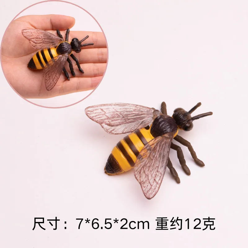 Simulatie Bij Wesp Hornet Wild Insect Dieren Model Actiefiguren Miniatuur