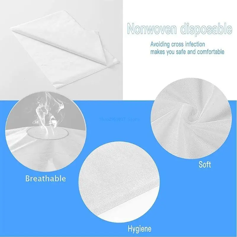 

D5BF 100pcs Massage Table Sheets одноразовые спа -простыни без тканого крышка для кровать для кровать для тату