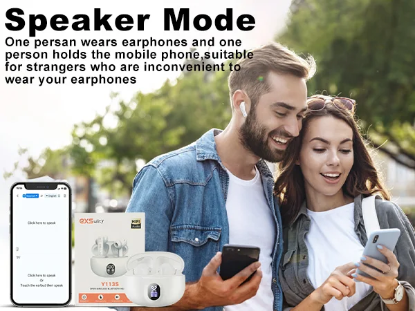 Наушники-переводчики языков поддерживает 144 языков BT5.4, высокоточные Bluetooth-наушники-переводчики в реальном времени с динамиками