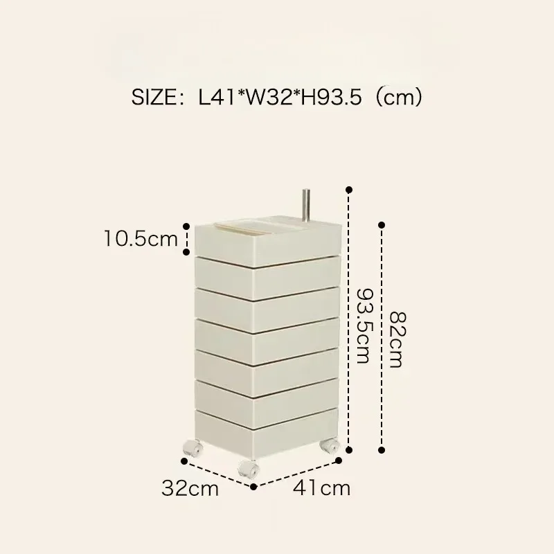 

Transparent Salon Trolley Multi-storey Storage Cabinet Organizers Trolleys Salon Furniture Carro Auxiliar Con Ruedas Wheels