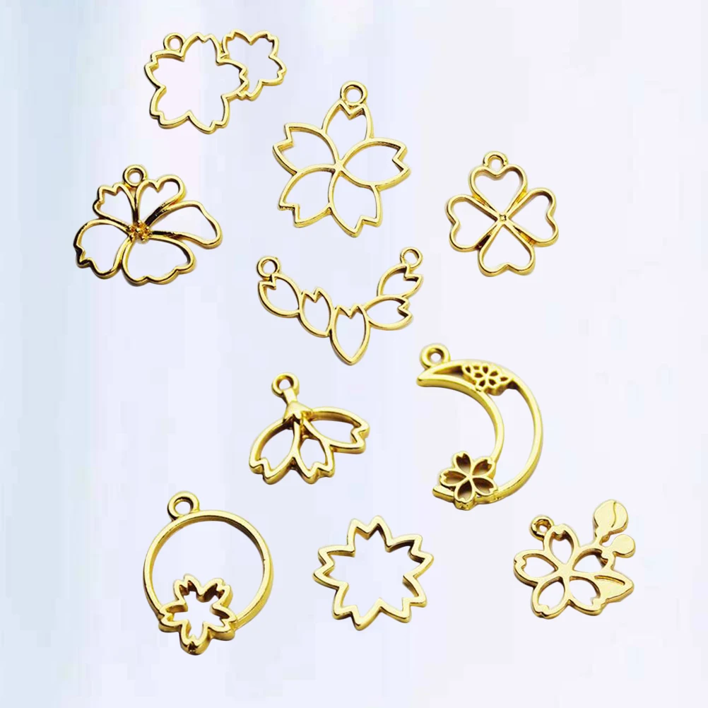 

40pcs Frame Pendant Charm Simple DIY Jewelry Making Jewelry Making Pendants Accessories Necklace Bracelet Earrings Craft Gift