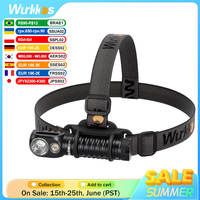 Wurkkos HD20 Headlamp Rechargeable 21700 Headlight 2000lm Dual LED LH351D XPL USB Reverse Charge Magnetic Tail Work Camp Light