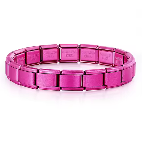 2025 New Men and Women Starry Colors 18 Pieces Italian Charm Fit 9mm Stainless Steel Modular Bracelet Wholesale Jewelry - Image 20