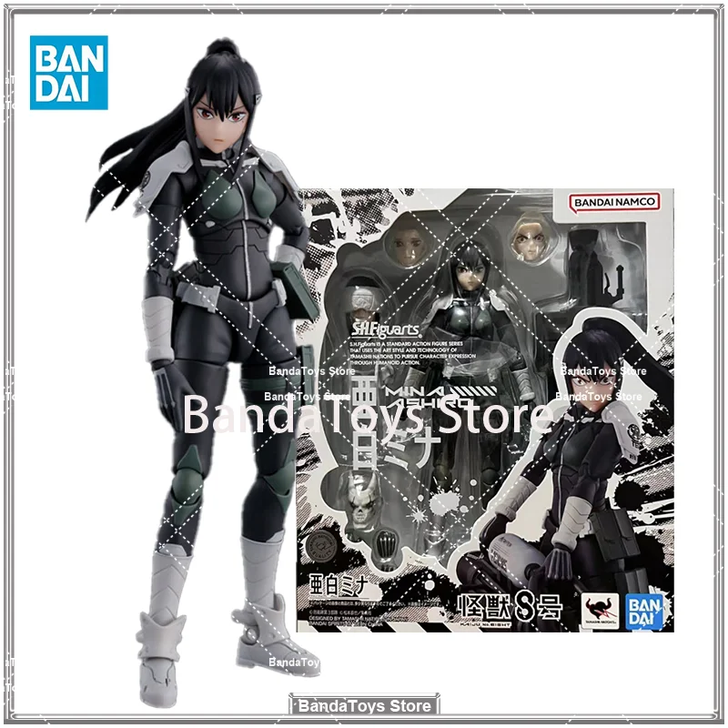 In Stock Original S.H.Figuarts SHF Mina Ashiro Kaiju No. 8 Anime Action Collection Figures Model Toys