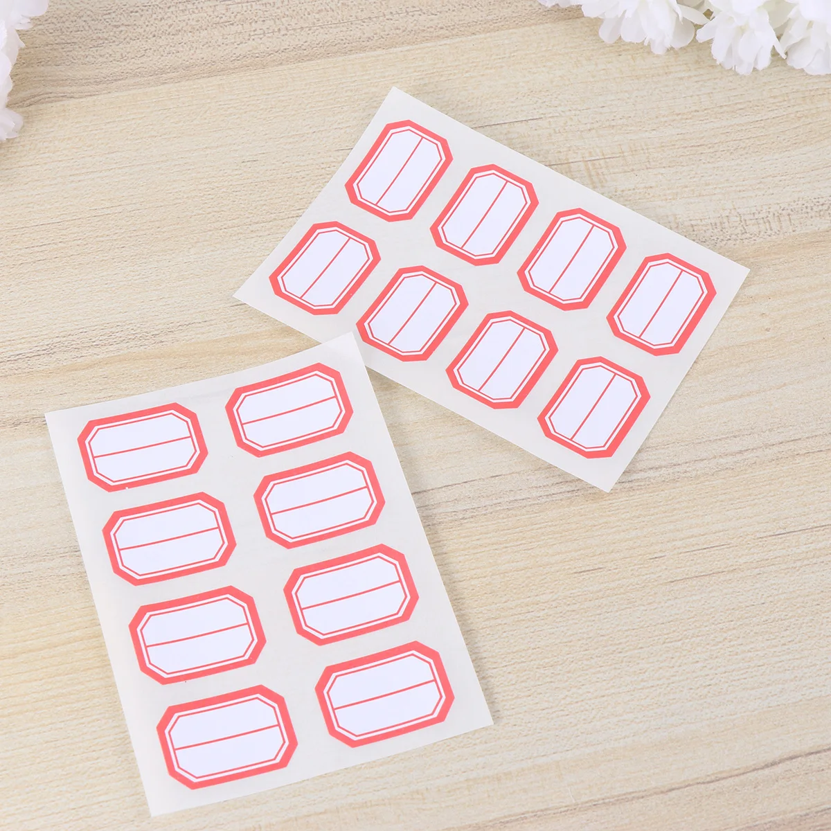 

12 Sheets Self Adhesive Price Sticker Blank Lable Stickers Tag Classification Label