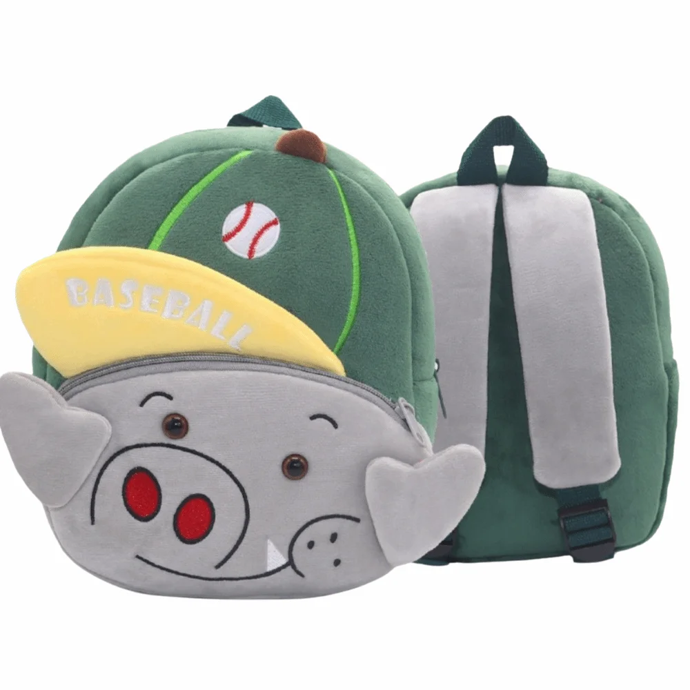 Funny Cartoon Animal Backpack Lightweight Comfortable Children's Backpack Large Capacity Cute Backpack School Use