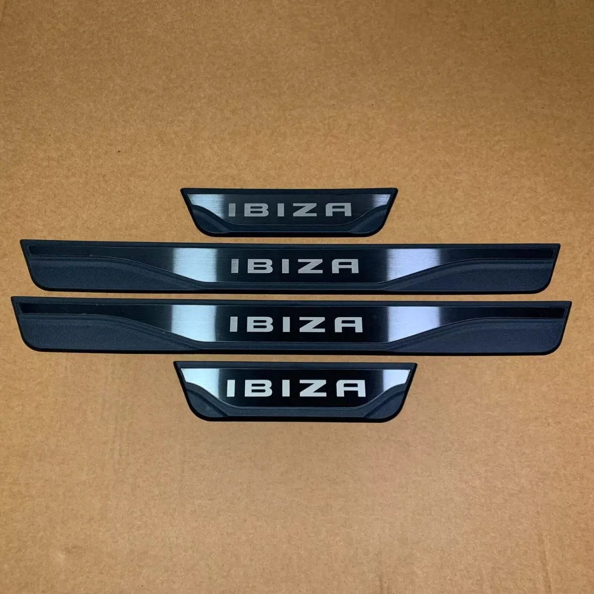 

For SEAT Ibiza 2000-2024 2025 2026 2027 Door Sill Plate Stainless Steel Plastic Styling Car Sticker Interior 3d Auto Accessories