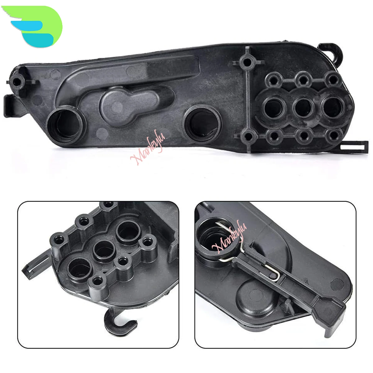 17117507973 17117534907 Expansion Tank Mounting Plate for BMW E60 E61 525i 528i E63 E64 E65 645Ci 760i 2003-2010 Automatic Trans