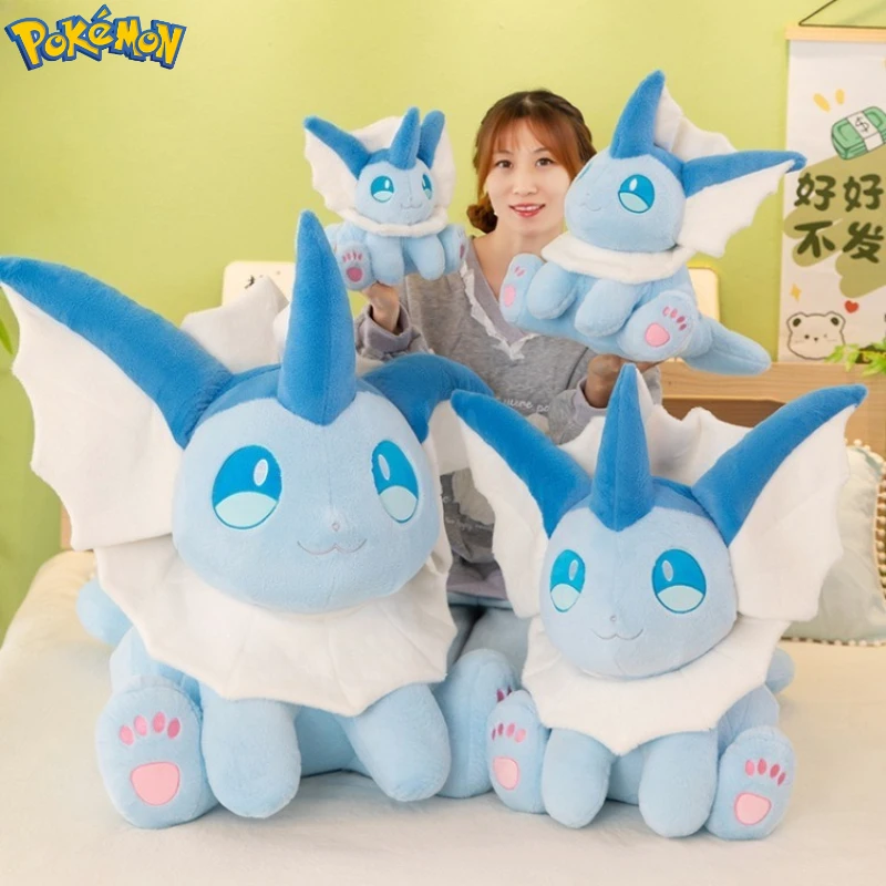 

30-60 см большой размер Pokemon плюшевые игрушки Vaporeon Kawaii Peluche мультфильм аниме чучело животных удобная мягкая кукла детская игрушка в подарок