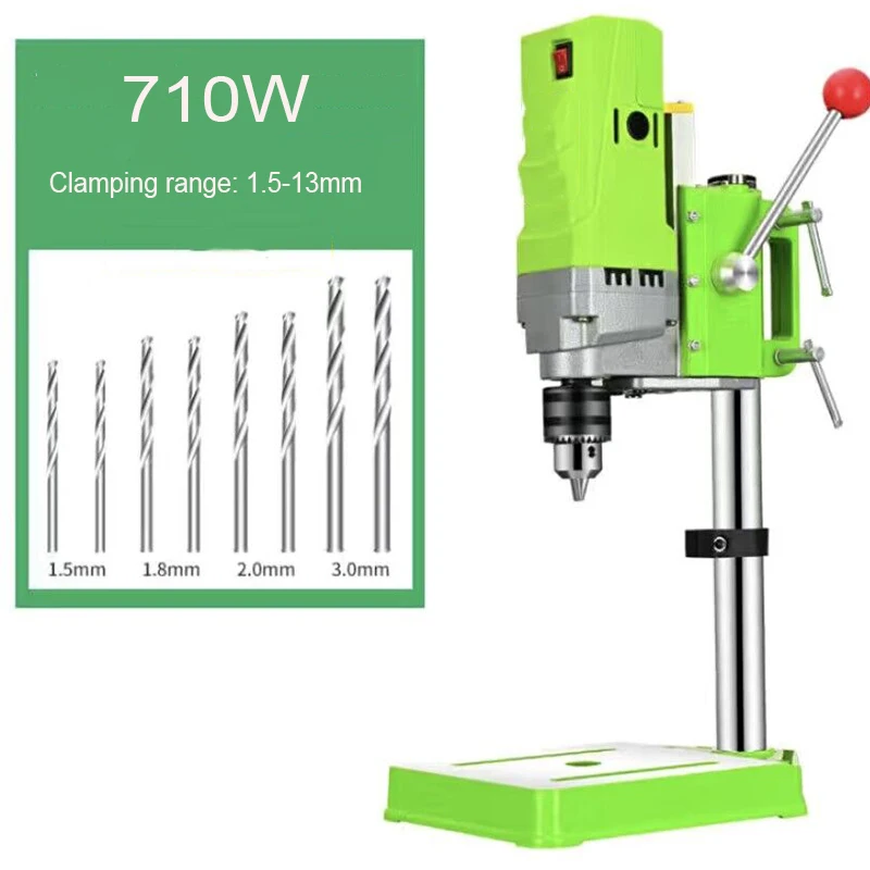 

710W Mini Bench Drill Electric Bench Machine Metal Making Drilling Chuck Carpentry