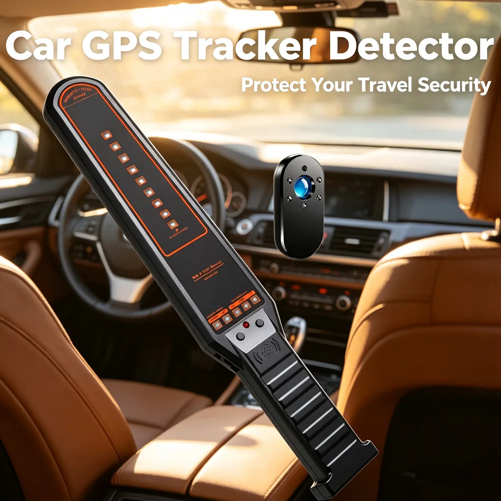 Anti-spy Detector Hidden Camera Finder RF Signal GPS Tracker Eavesdropping Bug Detector for Travel Hotel Car Security Protection
