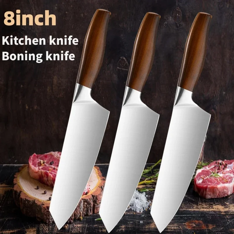 Japanese Kitchen Chef Knife Set Professional Boning Knife Meat Cutting Fish Slicing Stainless Steel Vegetables Cutter Knife