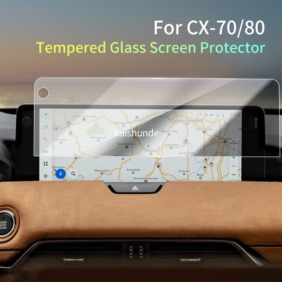 Car Stickers Meters Protector For 25 MAZDA CX-70 80 Tempered Glass Protective Film Display Navigation Vehicle