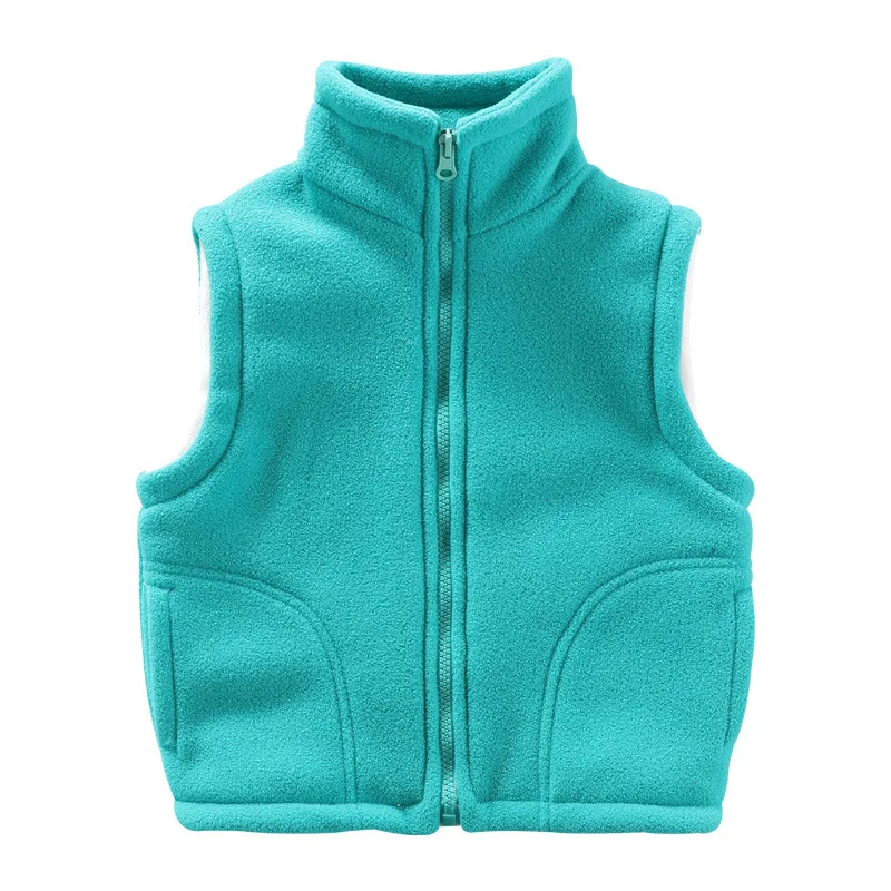 

Children's Vest for Boy Teenager Outerwear Waistcoats Sleeveless Jackets Girl Polar Fleece Baby Kids Vest Warm Winter Clothes
