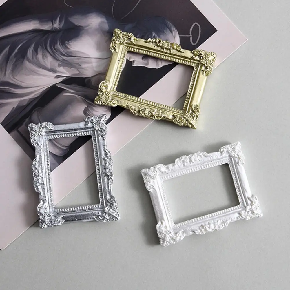 2Pcs Beautiful Durable Retro Photo Frames Vintage Retro Photo Frames Earrings Necklace Jewelry Photography Prop Decorative