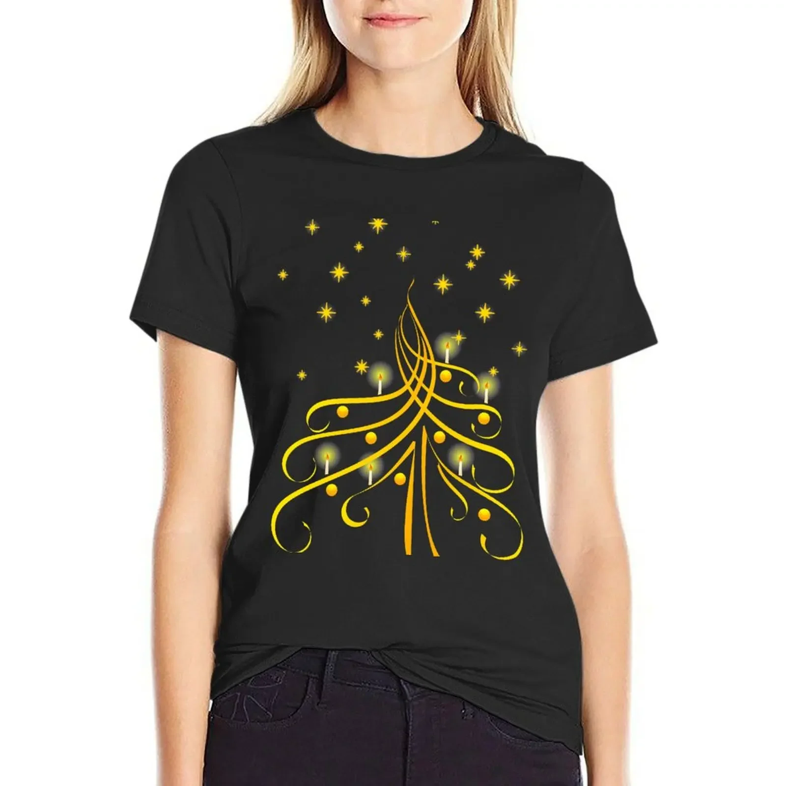 

Christmas Tree T-Shirt plain shirts graphic tees oversized t shirt Women