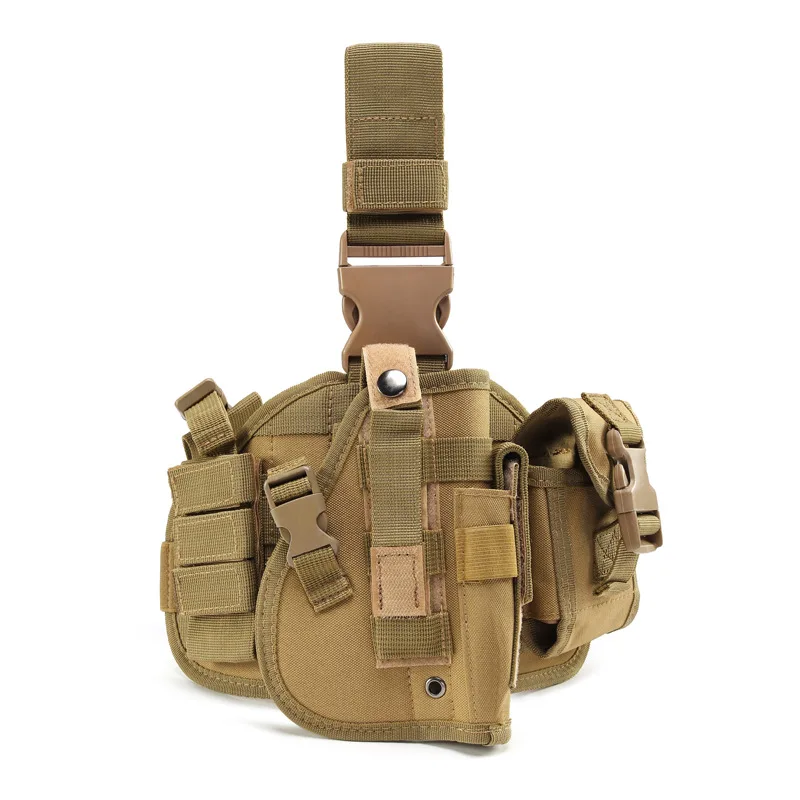 Waterproof Universal Drop Leg Gun Holster Right Handed Tactical Thigh Pistol Bag Pouch Outdoor Sprots Legs Harness Pistol coat