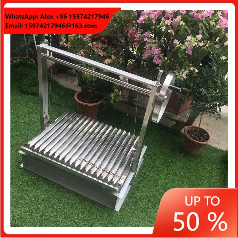 Factory Direct Supply Santa Maria Grill Charcoal Countertop Custom Argentine Masonry Grill With V Grate