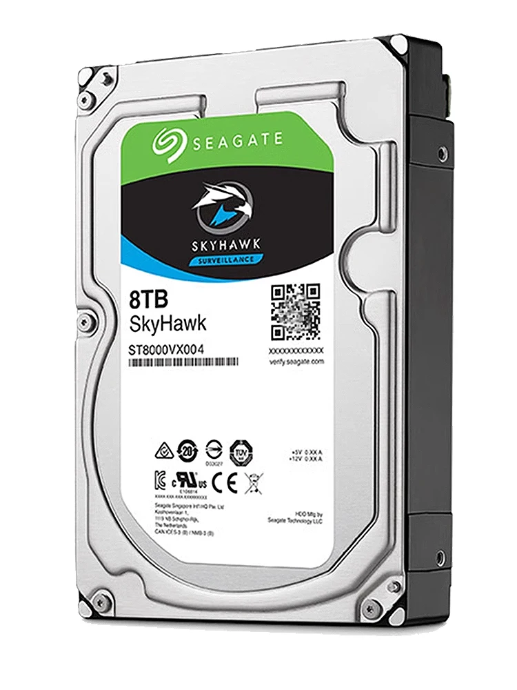 

Original New HDD For Seagate 8TB 3.5" SATA 6 Gb/s 256MB 7200RPM For Internal HDD For Surveillance HDD For ST8000VX004