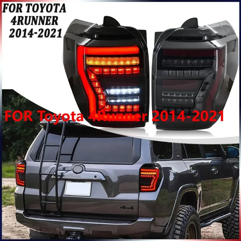 

Для Toyota 4Runner 2014-2021 светодиодные задние фонари 2 шт. Plug and Play задние фонари багажника последовательный указатель поворота