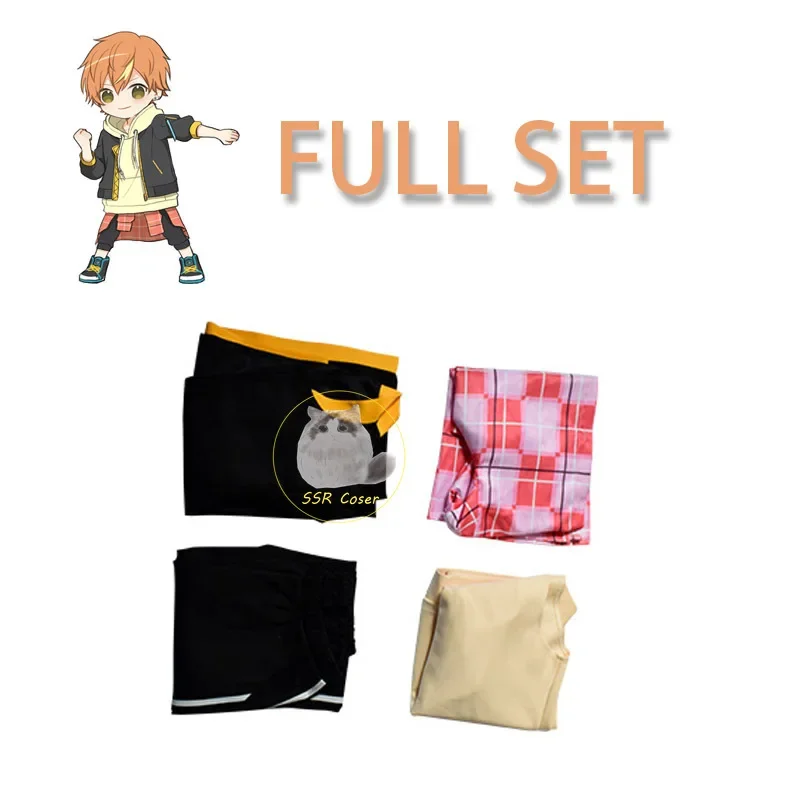 Game Shinonome Akito Cosplay Costume Project Sekai Colorful Stage Feat BAD SQUAD Akt Halloween Christmas Party Cosplay for Man