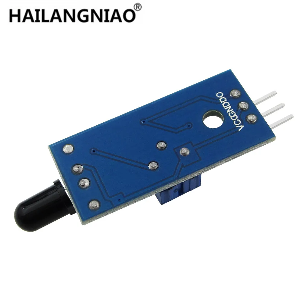 1PCS/Lot IR Flame Sensor Module Detector Smartsense For Temperature Detecting Suitable 3PIN