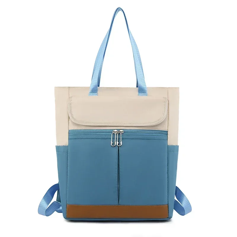 Женский рюкзак 2024 минималистичный женский водонепроницаемый и модный нейлоновый удобный дорожный базовый вместительный универсальный рюкзак