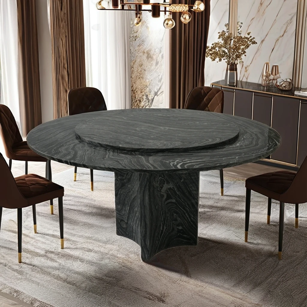 #Hot Selling Luxury Design Restaurant Furniture Marble Dining Table
