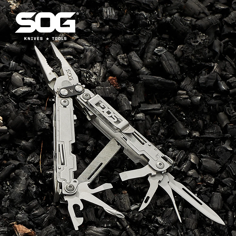 SOG 18 In 1 PowerAccess Multi-Tool Folding Pliers Lightweight Daily Outdoor Camping EDC Pocketable Multifunctional Hand Tools